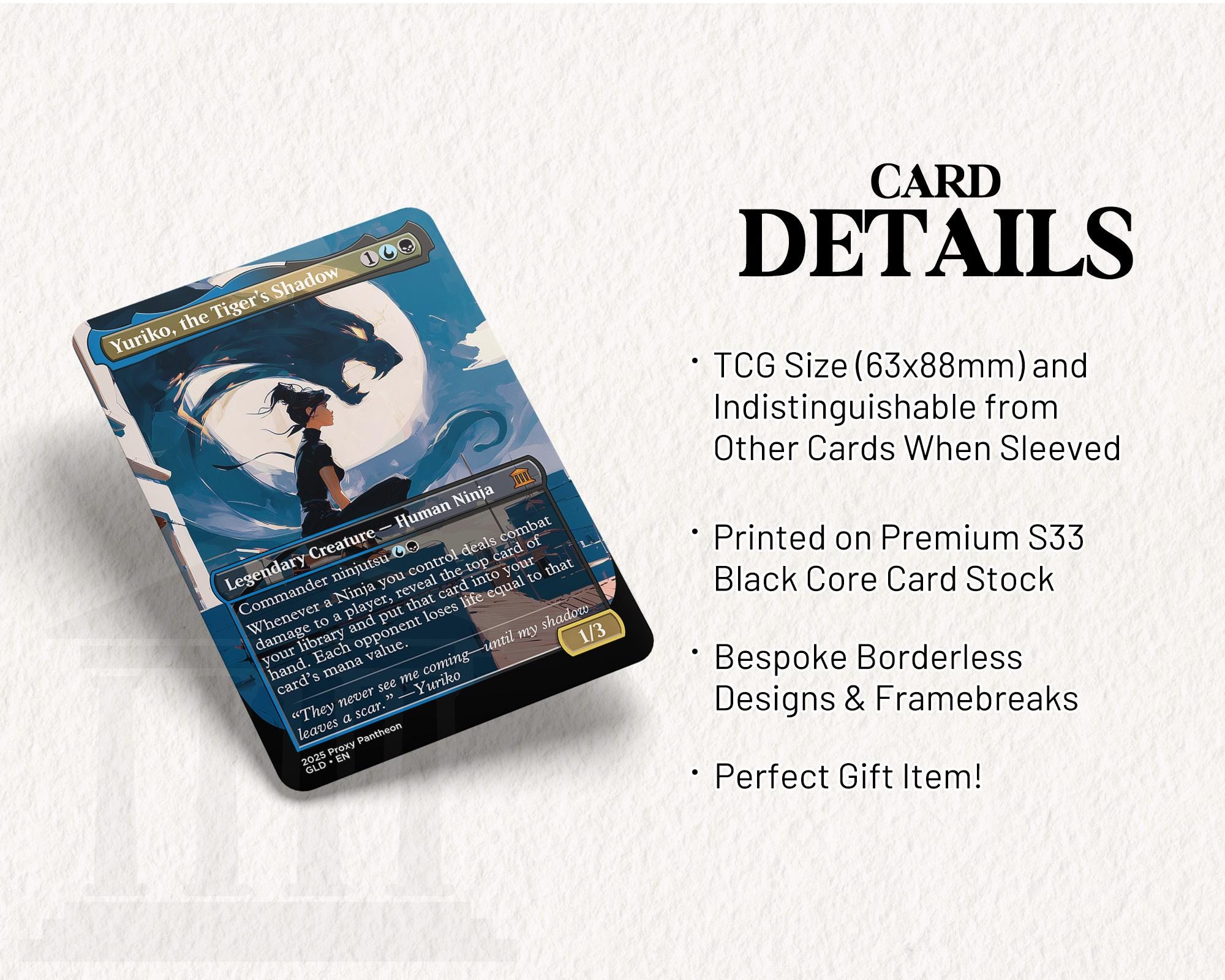 Yuriko, the Tiger’s Shadow | Foil Proxy Card