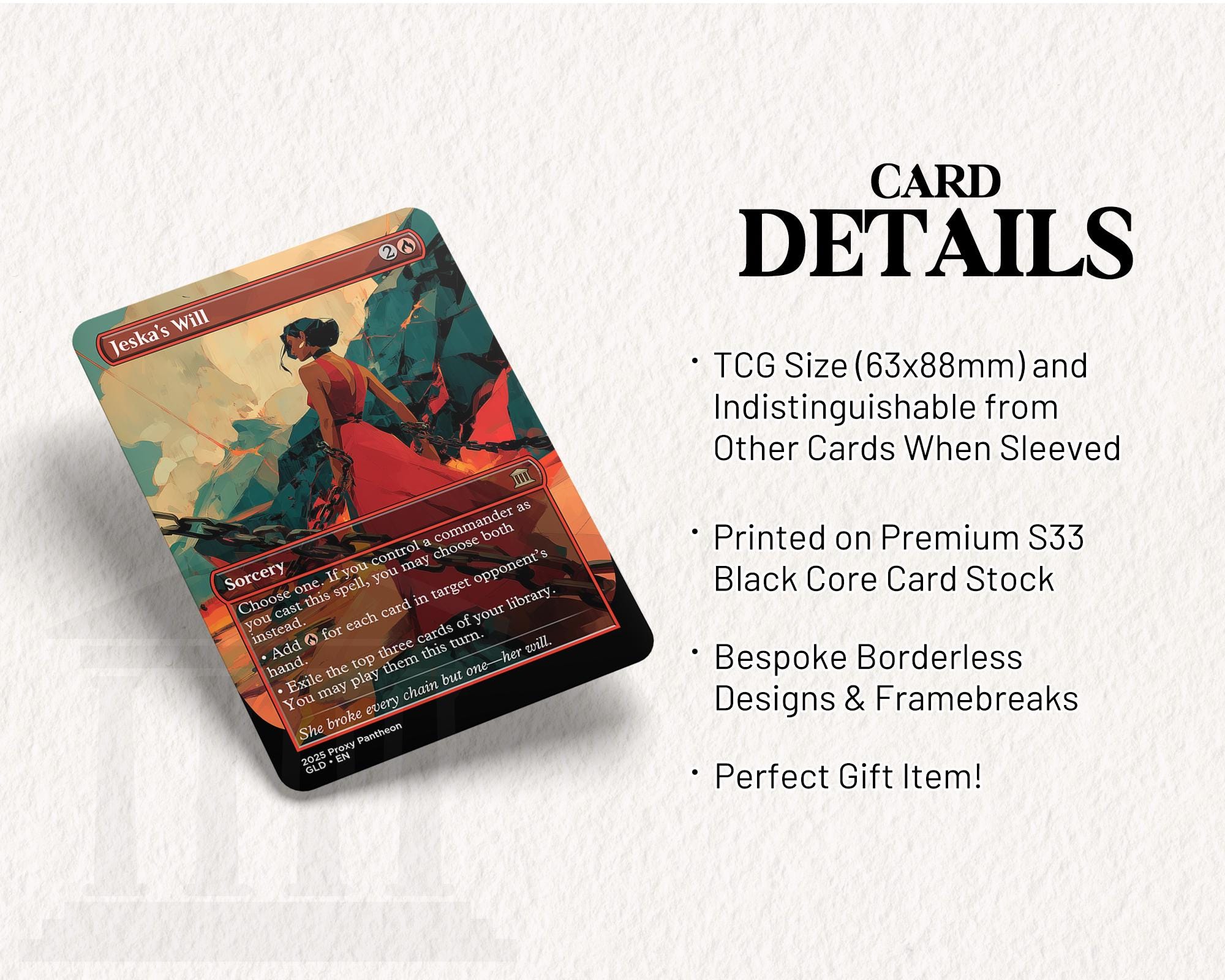 Jeska’s Will | Proxy Card