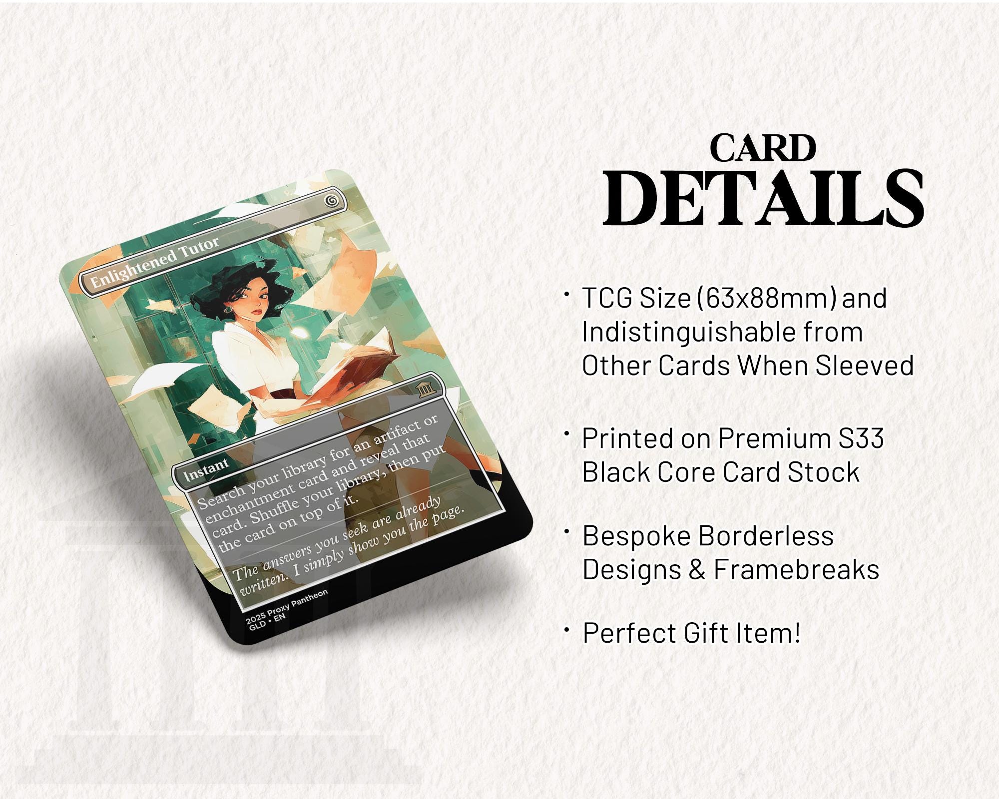 Enlightened Tutor (v1) | Proxy Card (Pages)