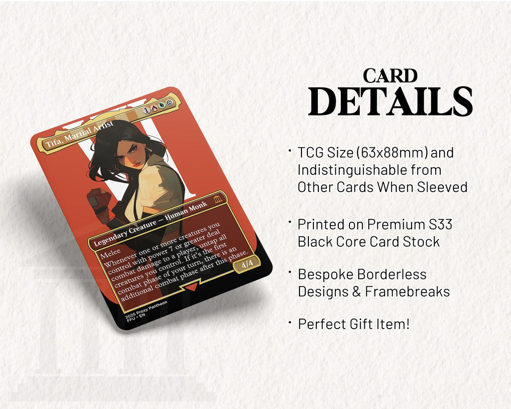 Tifa, Martial Artist | Foil Proxy Card (Flex)
