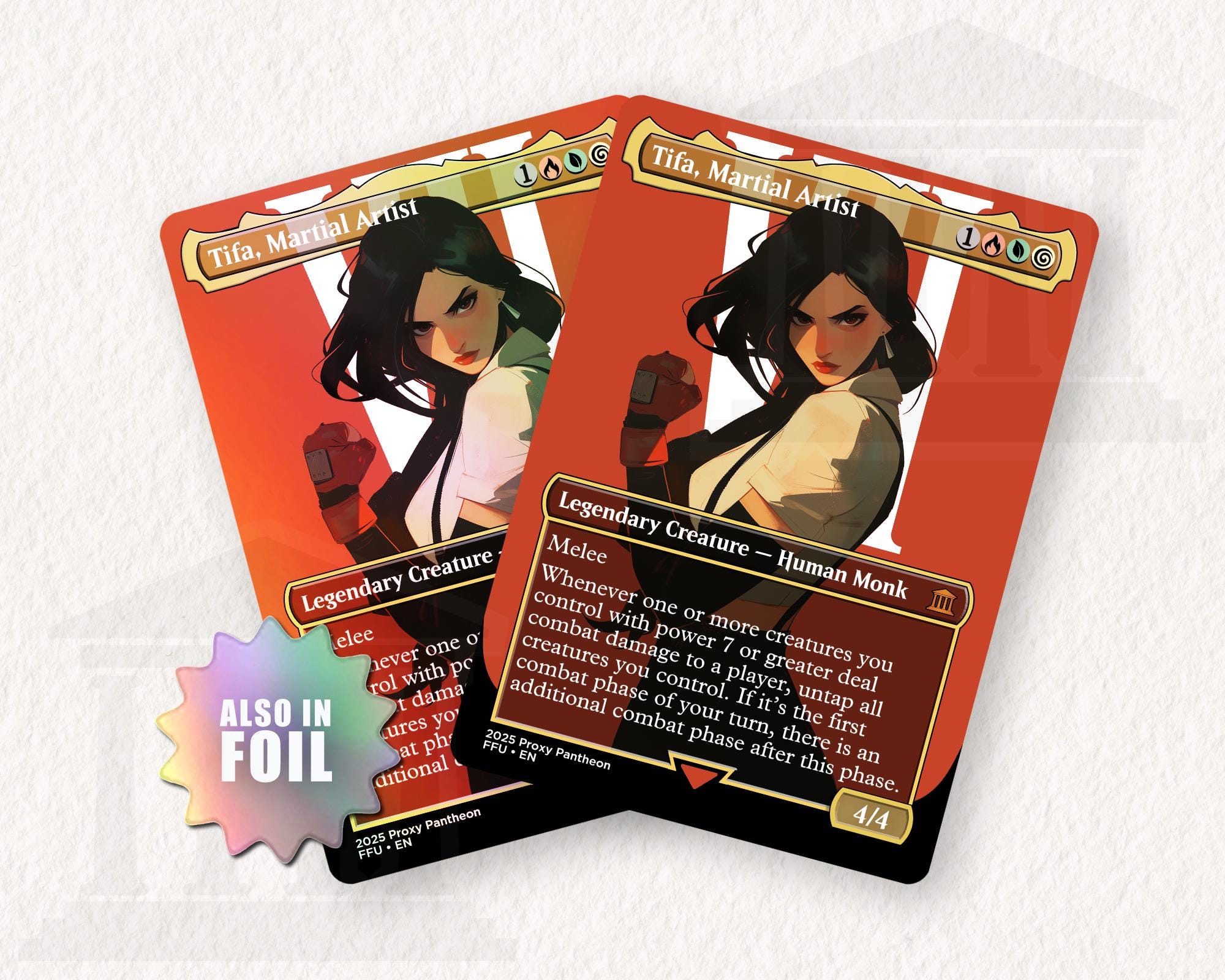 Tifa, Martial Artist | Foil Proxy Card (Flex)