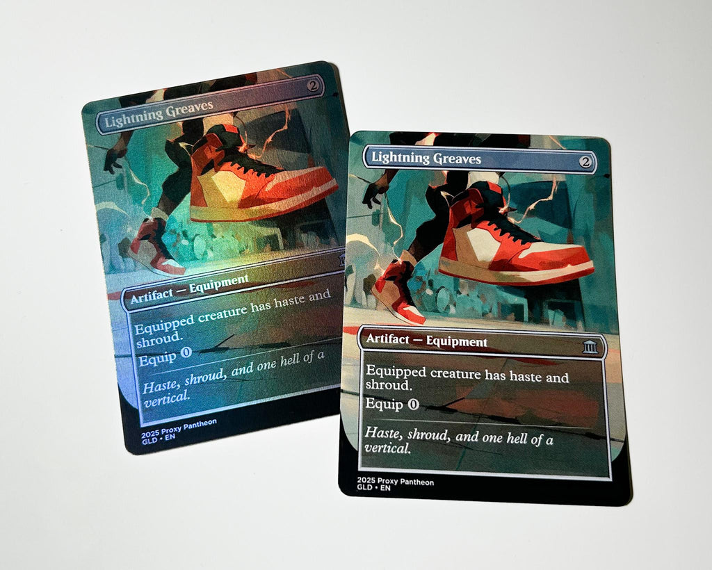 Lightning Greaves (Dunks) | Foil Proxy Card