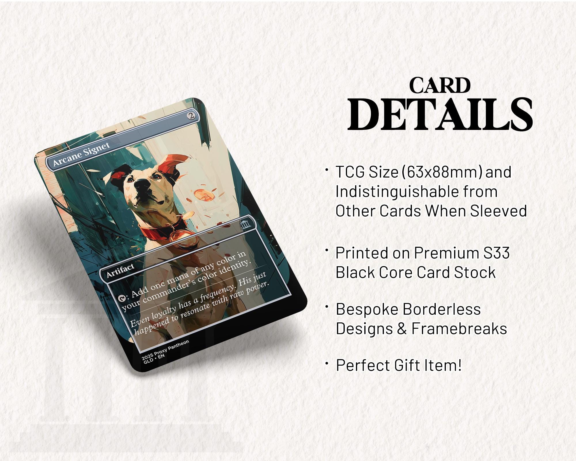 Arcane Signet (Dog) | Proxy Card