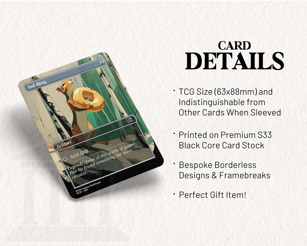 Sol Ring (Squirrel) | Proxy Card