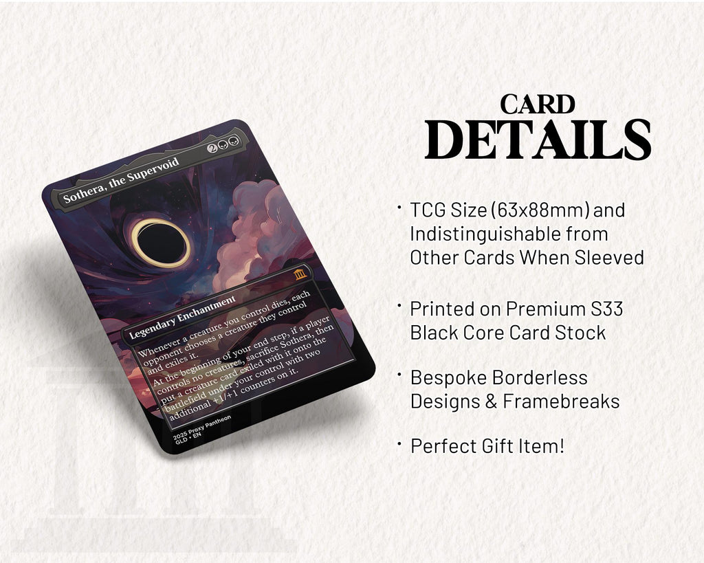 Sothra Supervoid Sothera, the Supervoid | Foil Proxy Card – Proxy Pantheon