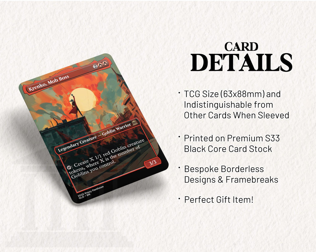 Krenko, Mob Boss | Proxy Card