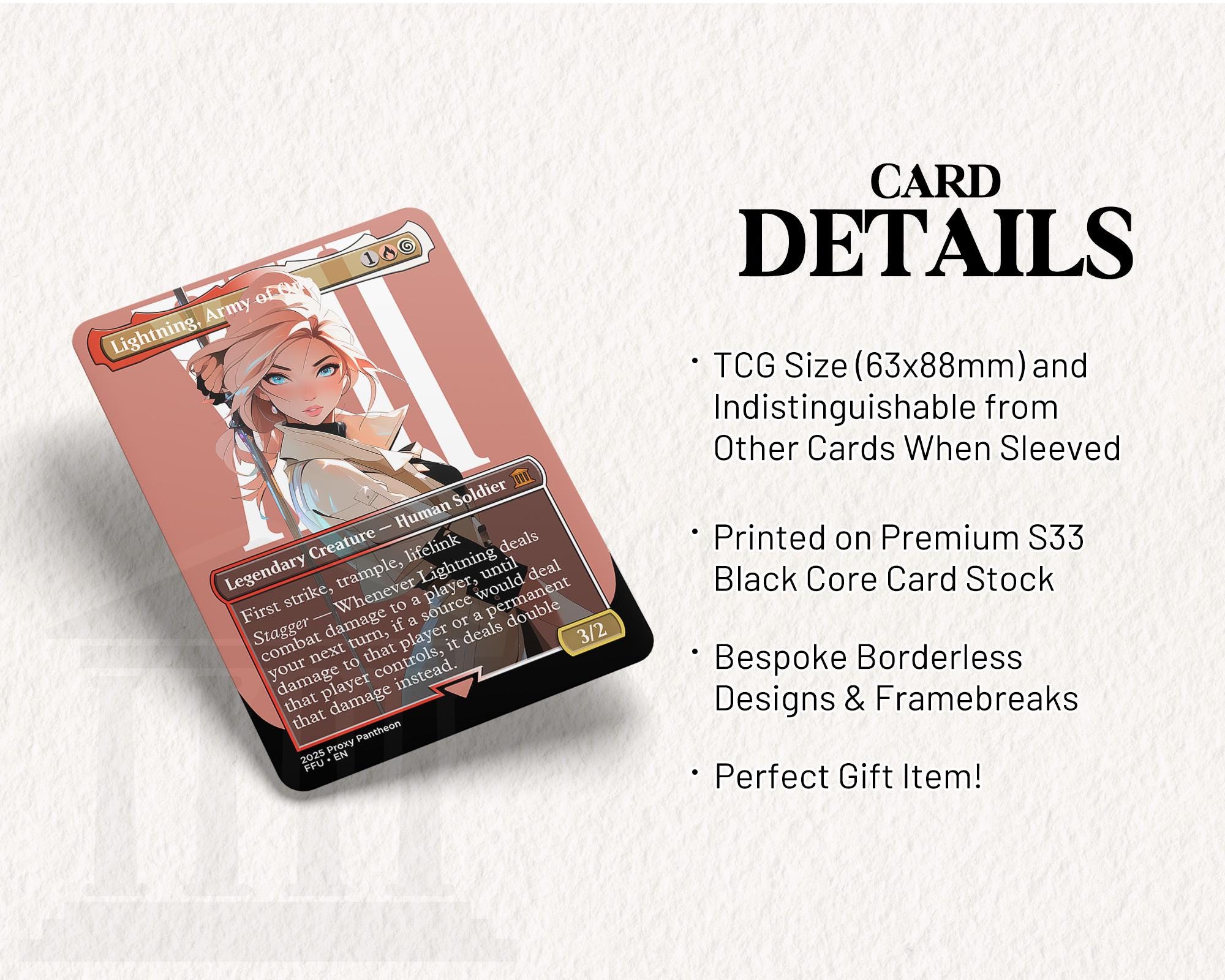 Lightning, Army of One | Foil Proxy Card (Vixen)