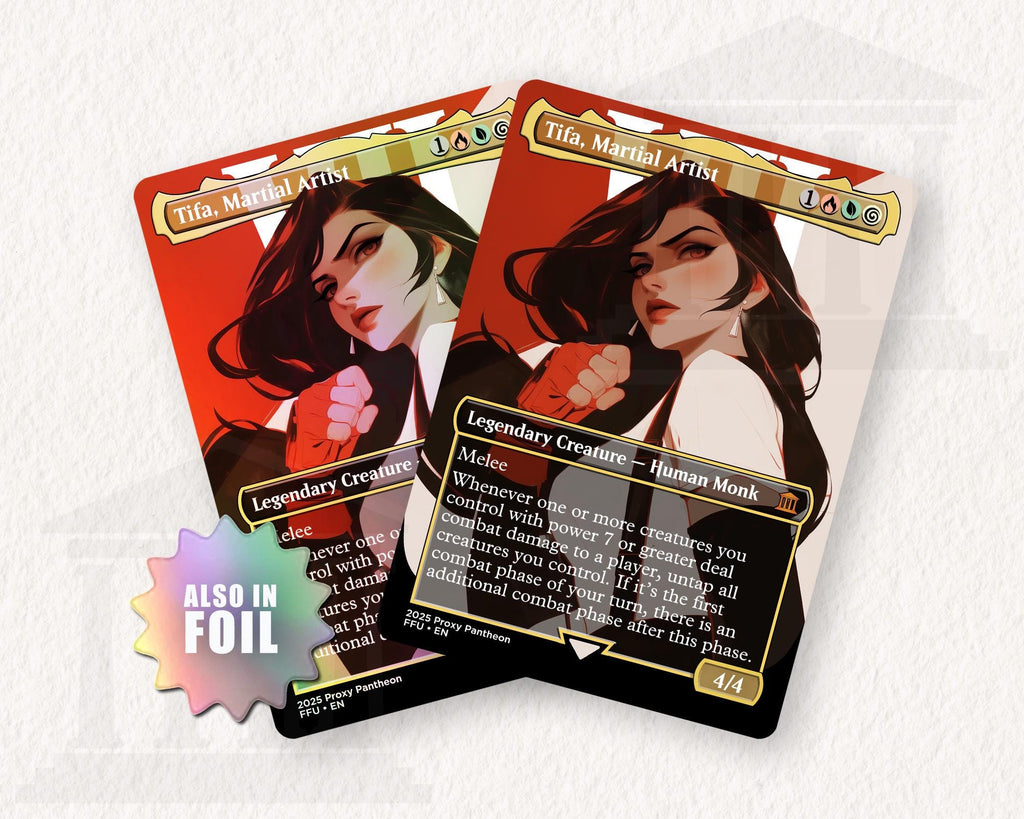 Tifa, Martial Artist | Foil Proxy Card (Glove)