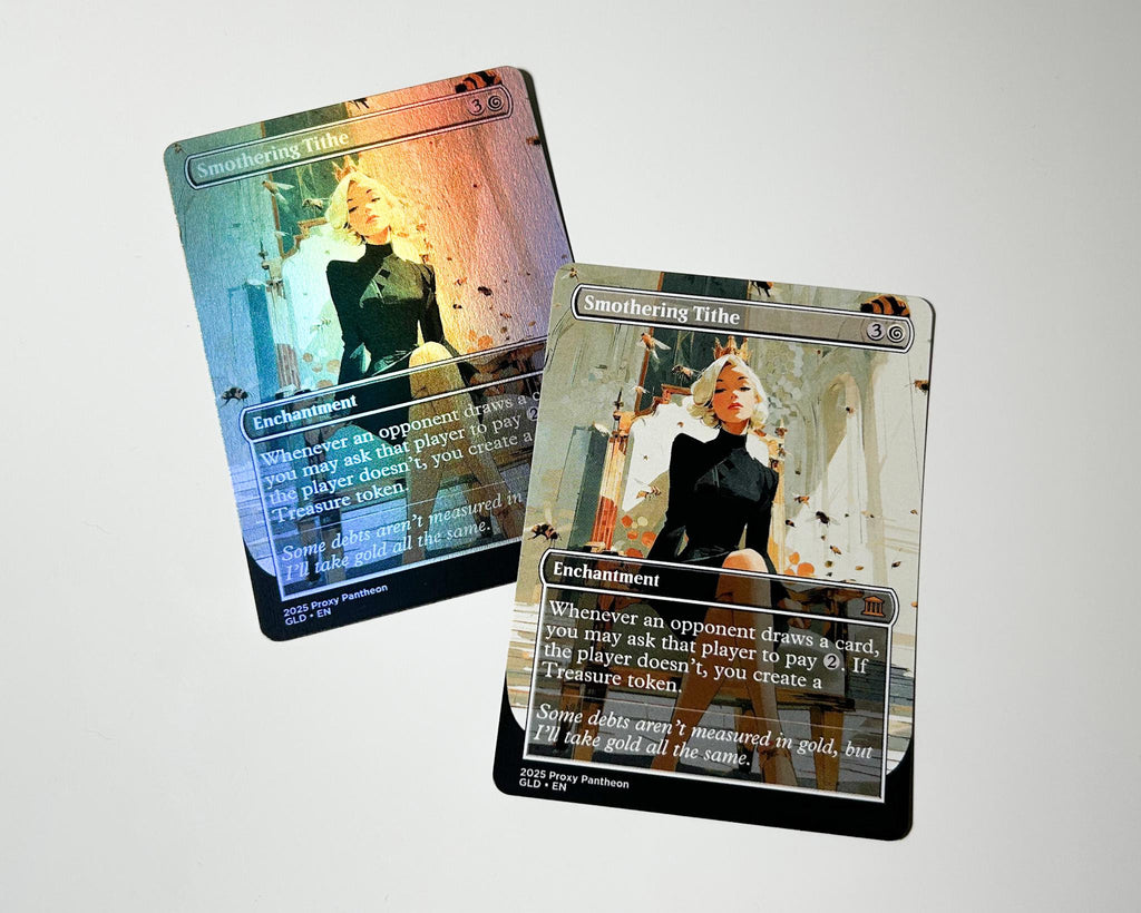 Smothering Tithe (v1) | Foil Proxy Card (Serious)