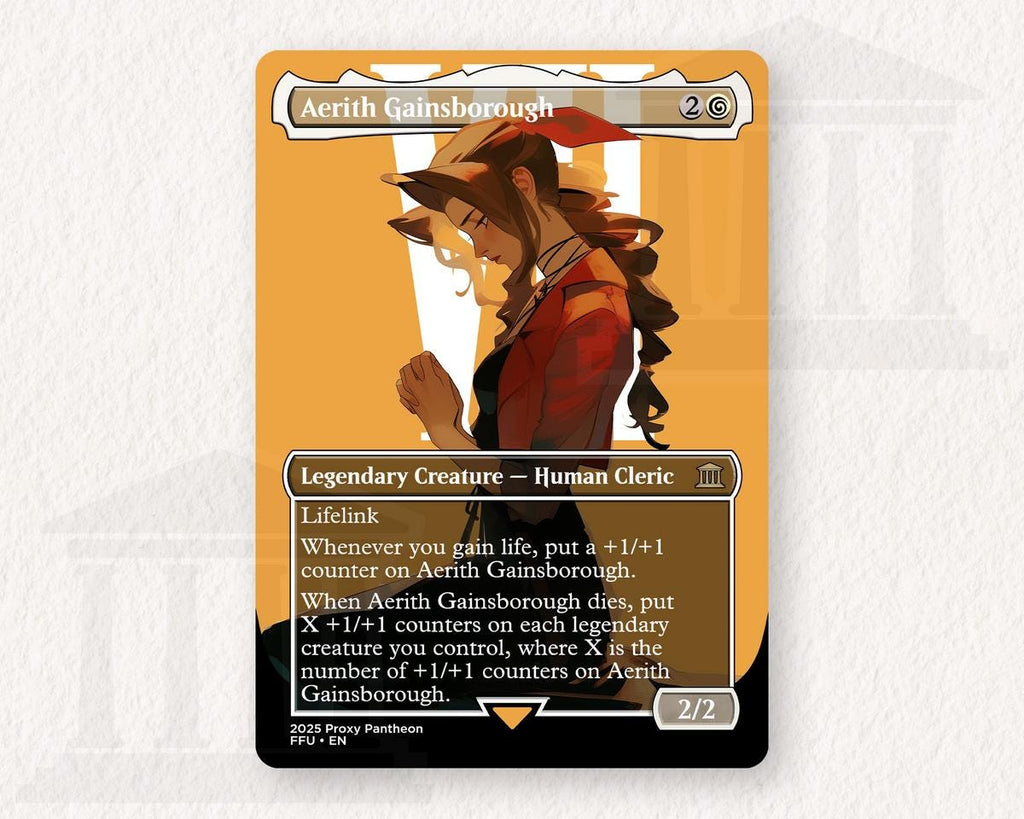 Aerith Gainsborough | Foil Proxy Card (Down)