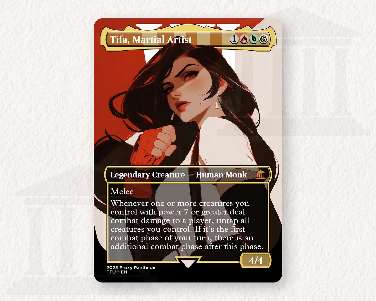 Tifa, Martial Artist | Foil Proxy Card (Glove)