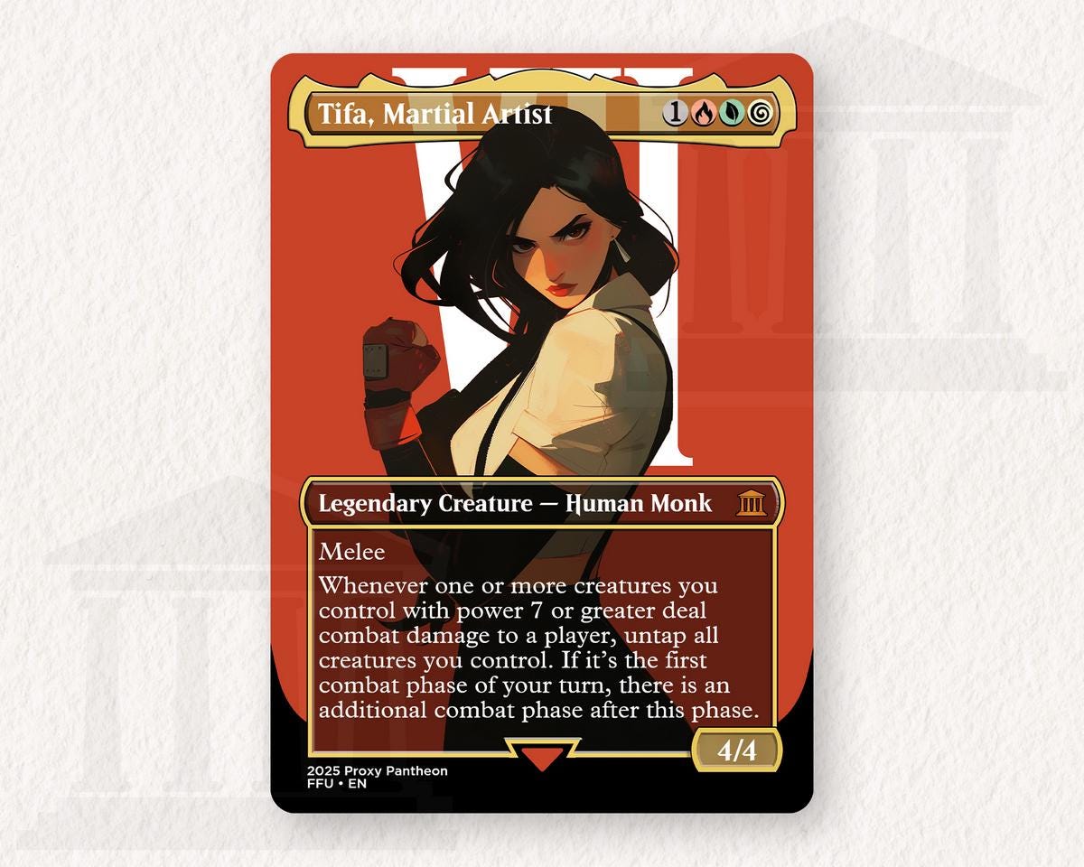 Tifa, Martial Artist | Foil Proxy Card (Flex)