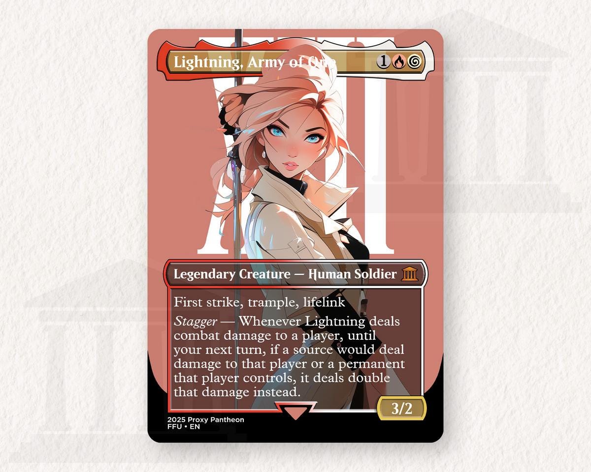 Lightning, Army of One | Foil Proxy Card (Vixen)