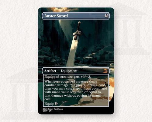 Buster Sword Proxy Playtest Card