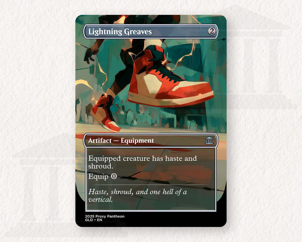 Lightning Greaves (Dunks) | Foil Proxy Card