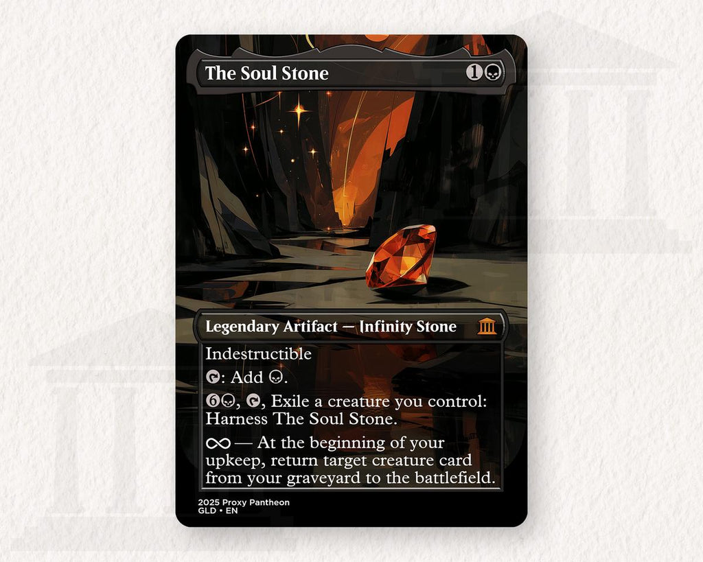 The Soul Stone | Serialized Foil Proxy Card