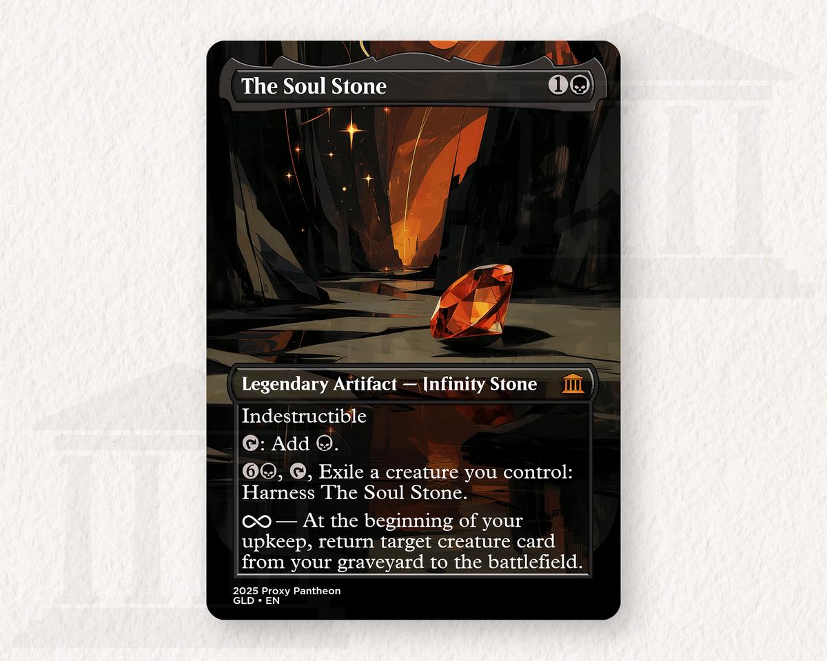 The Soul Stone | Serialized Foil Proxy Card