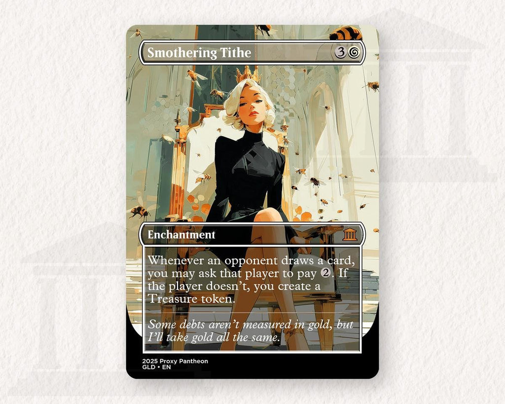 Smothering Tithe (v1) | Foil Proxy Card (Serious)