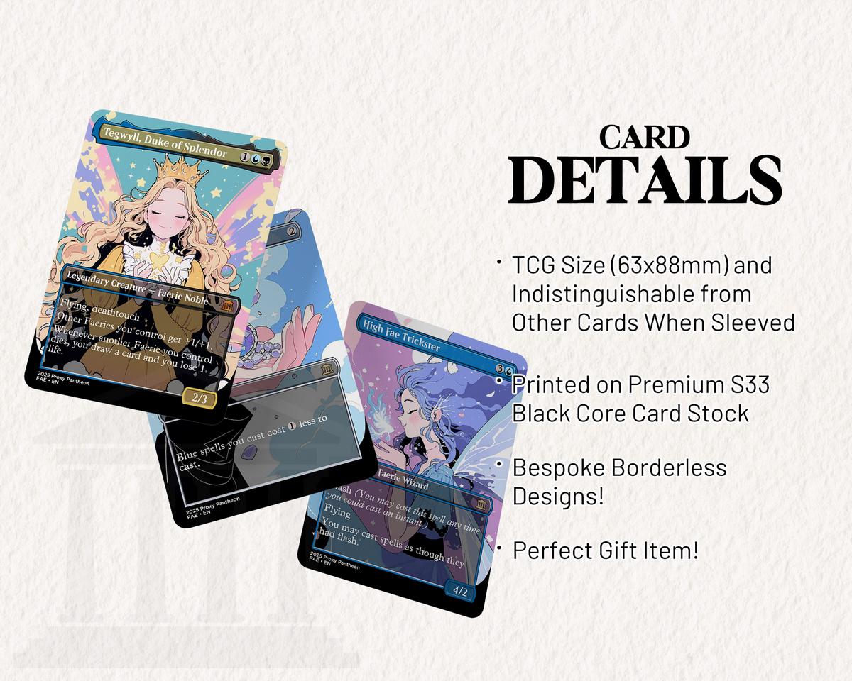 Faerie Typal Commander Proxy Deck | Alela, Cunning Conqueror