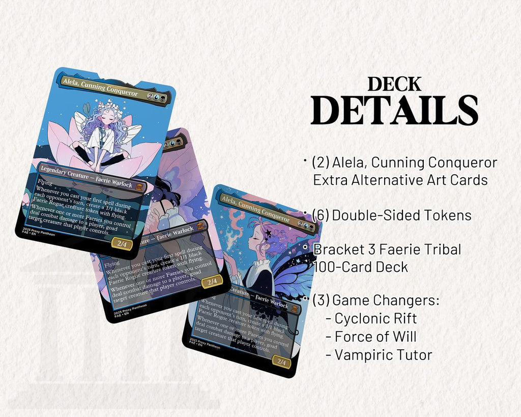 Faerie Typal Commander Proxy Deck