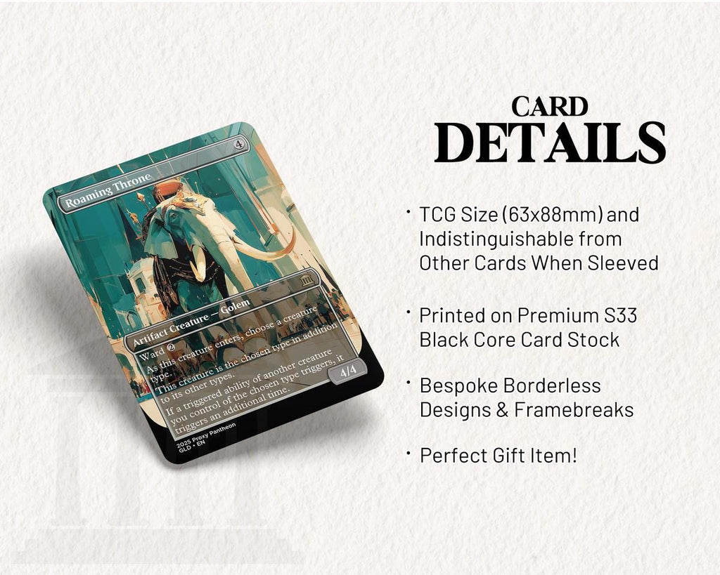 Roaming Throne | Custom Proxy  Card