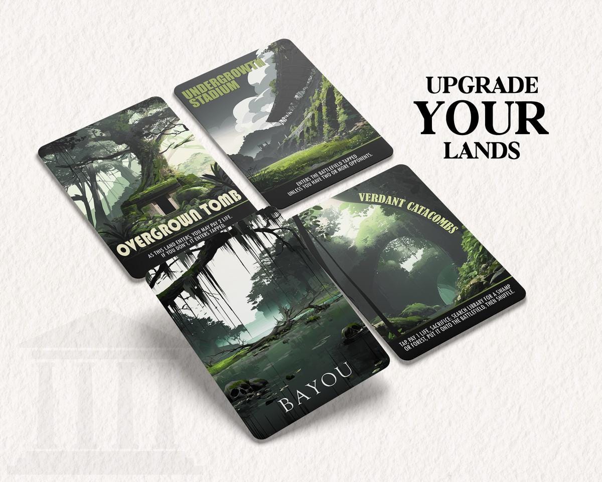 Golgari Dual Lands Set | Proxy Cards
