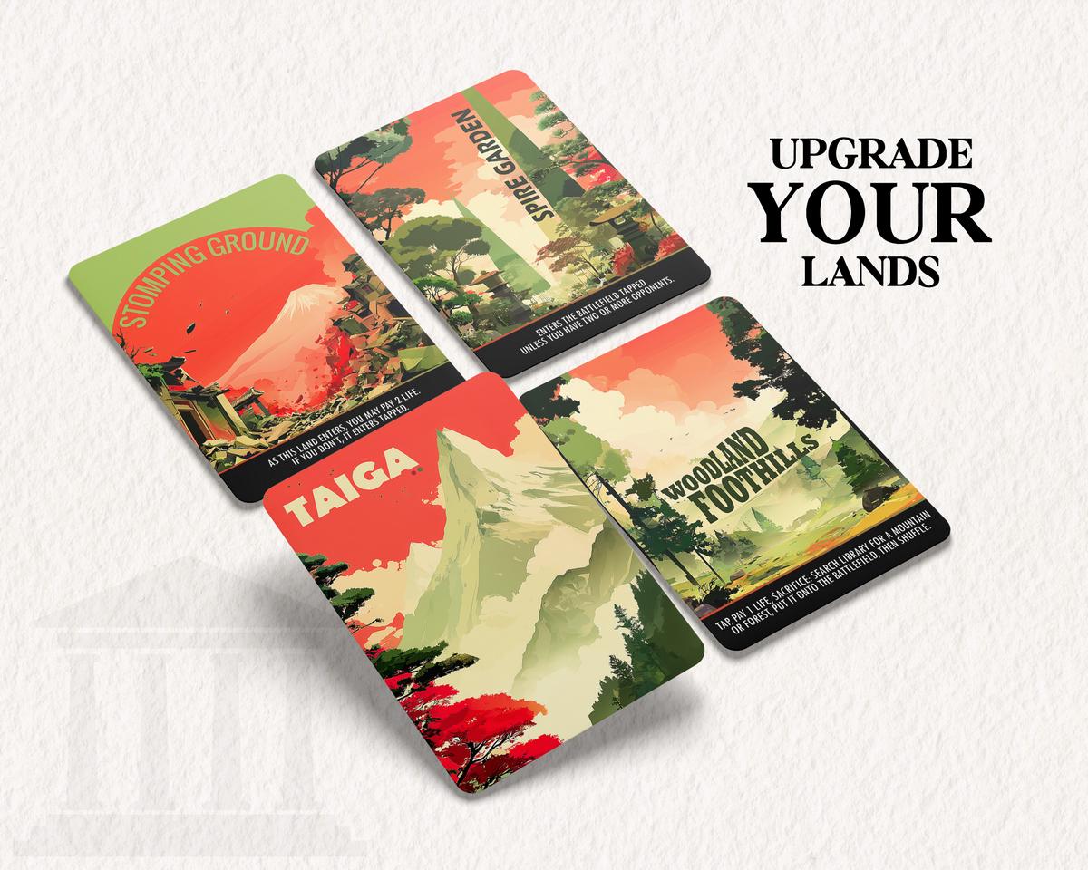 Gruul Dual Lands Set | Proxy Cards