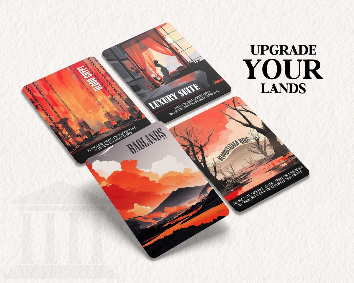 Rakdos Dual Lands Set | Proxy Cards