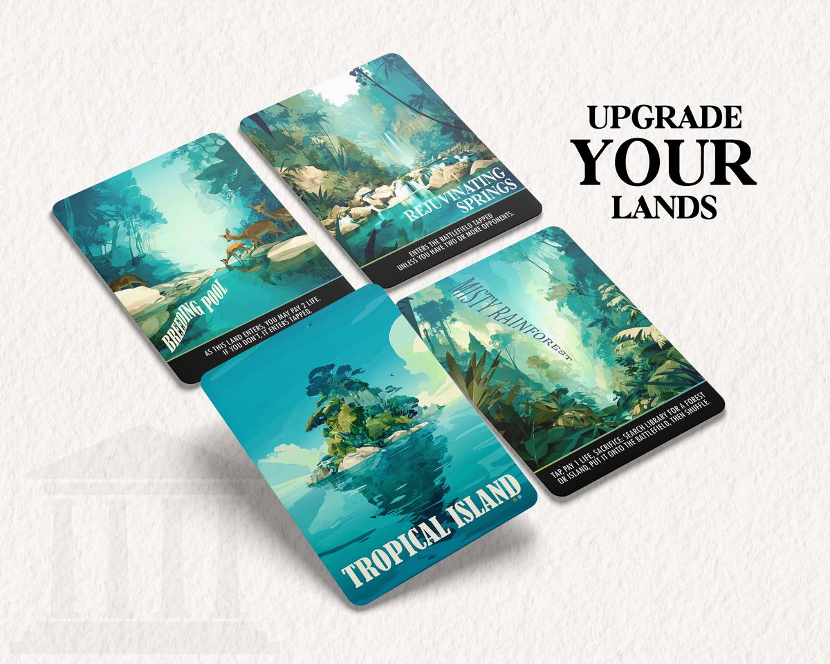 Simic Dual Lands Set | Proxy Cards