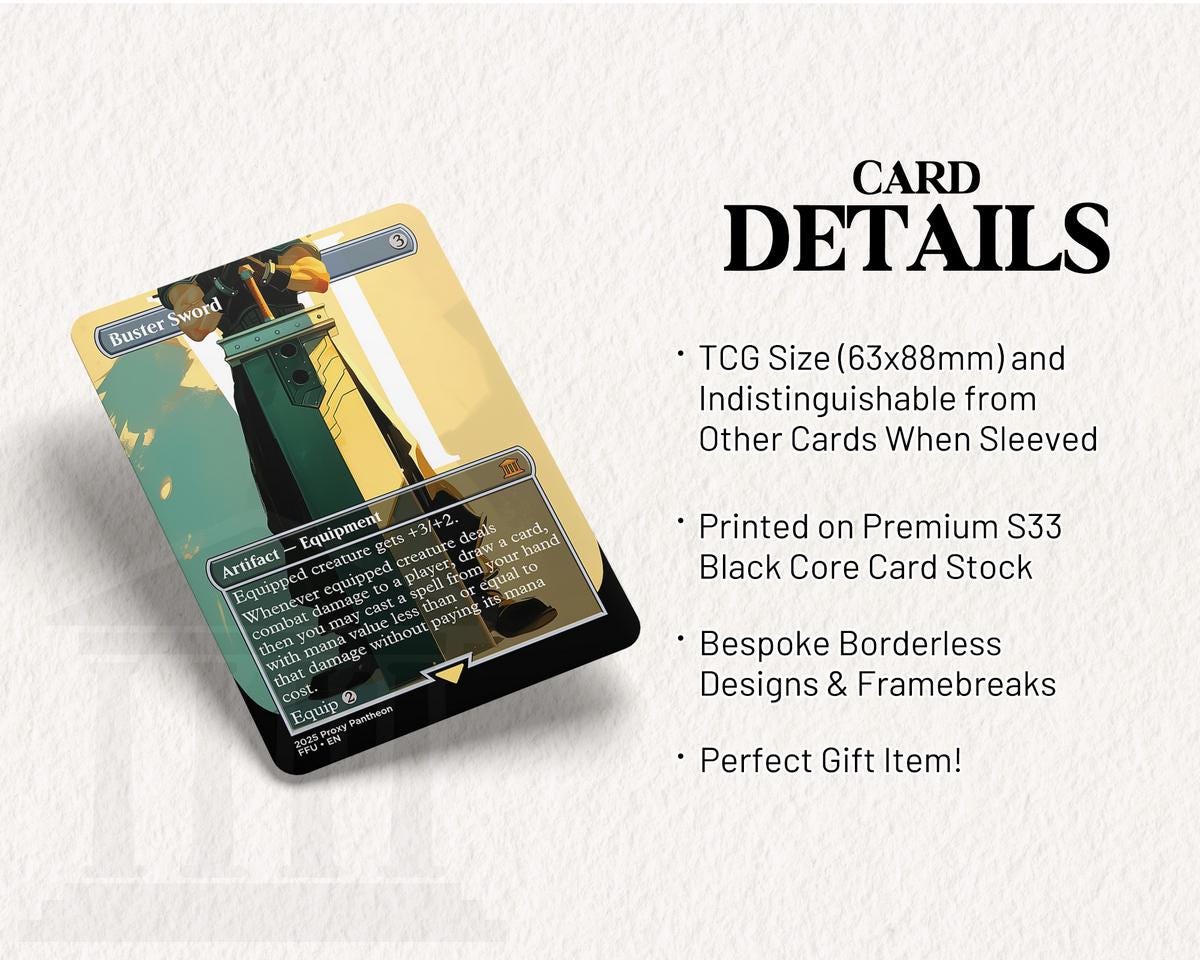 Buster Sword | Proxy Card (Full Art)