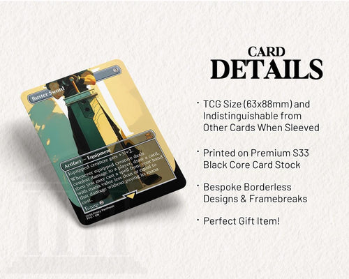 Buster Sword | Proxy Card (Full Art)