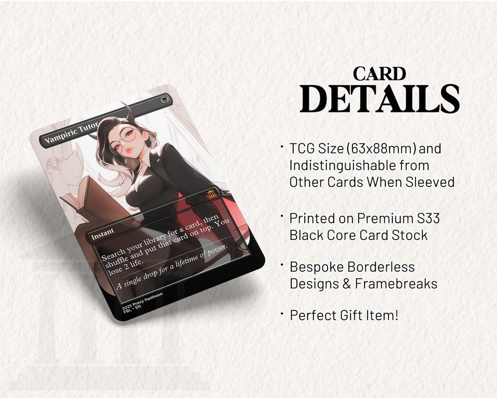 Vampiric Tutor (v2) | Proxy Card
