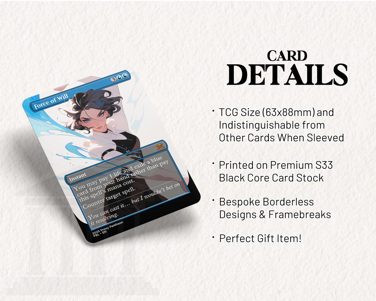 Force of Will (v2) | Proxy Card | Anime Waifu