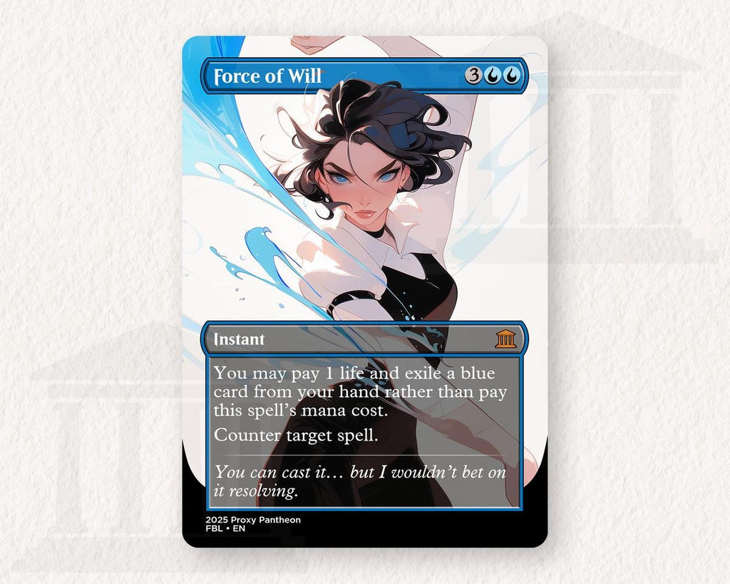 Force of Will (v2) | Proxy Card | Anime Waifu