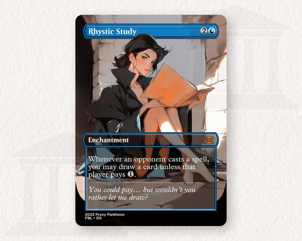 Rhystic Study (v3) | Proxy Card (Trench)