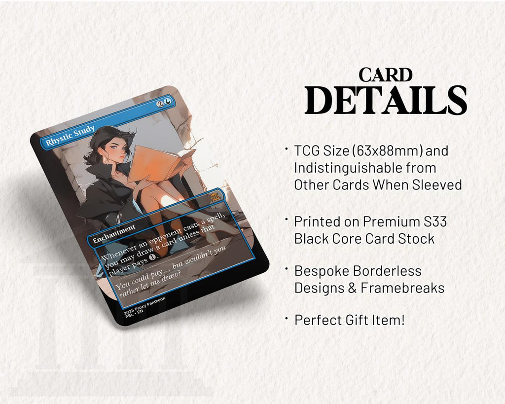 Rhystic Study (v3) | Proxy Card (Trench)