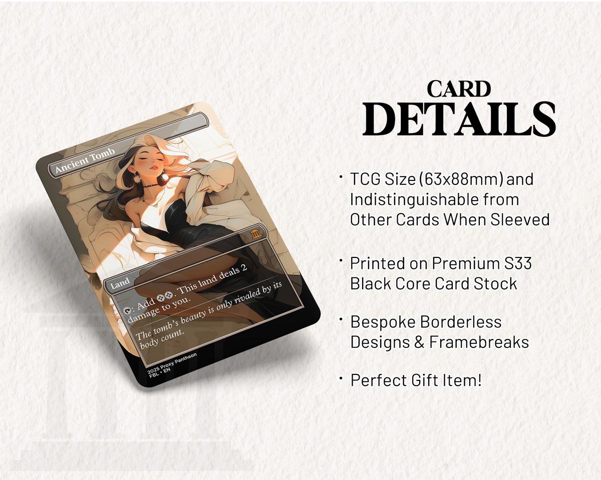 Ancient Tomb (v2) | Proxy Card (Black Top)