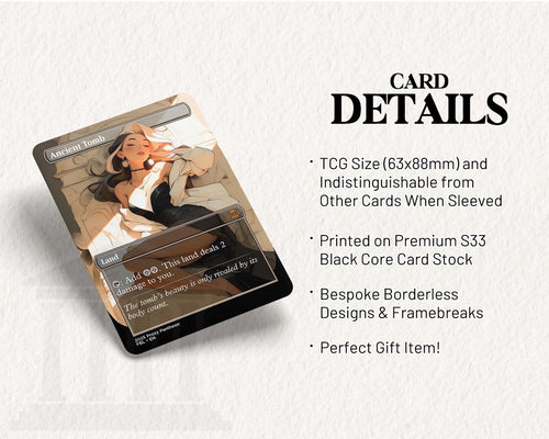 Ancient Tomb (v2) | Proxy Card (Black Top)