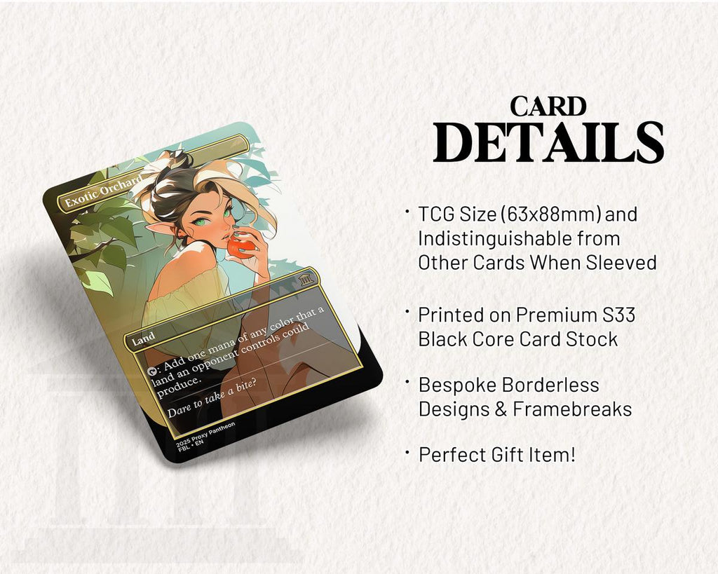 Exotic Orchard Land | Proxy Card