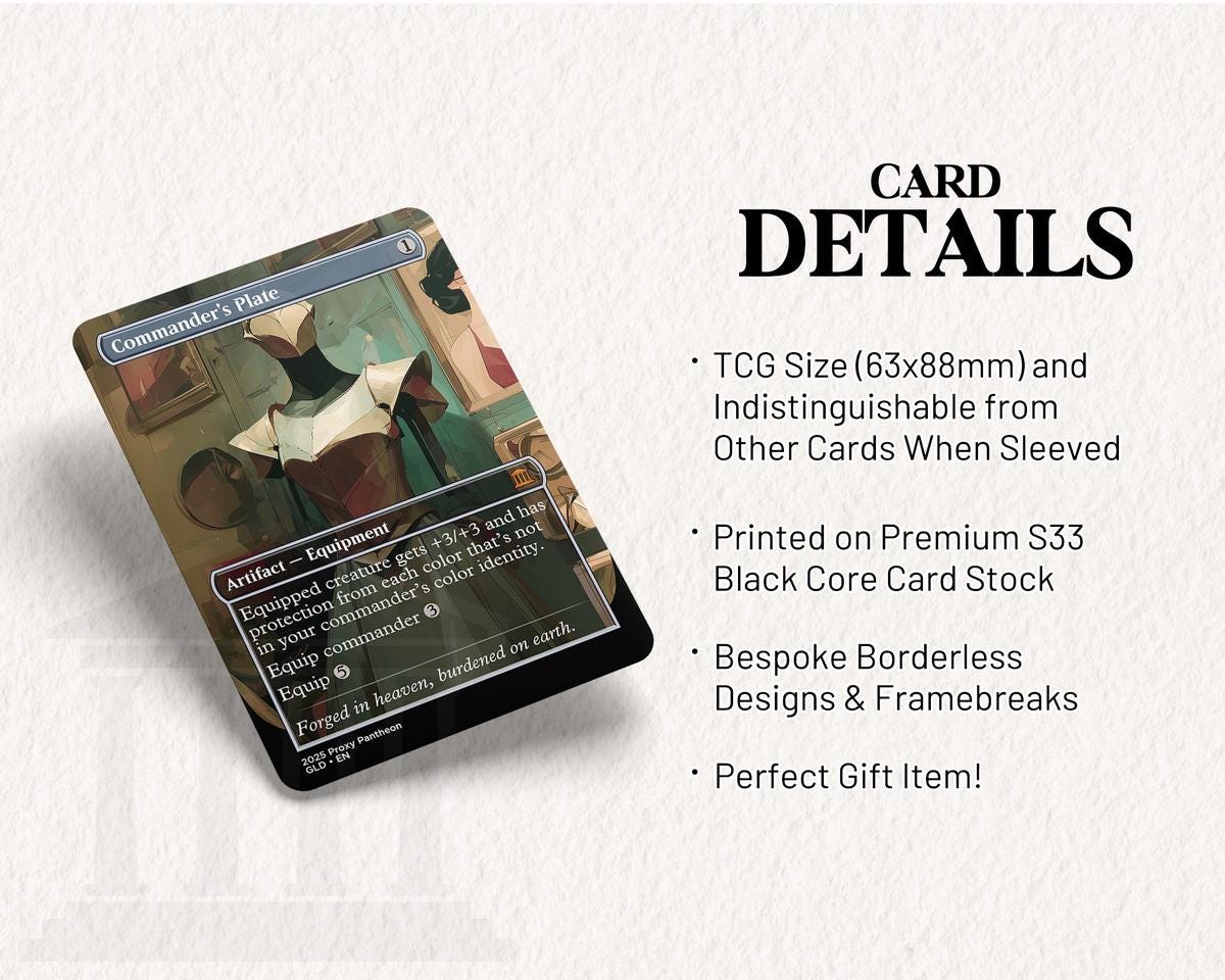 Commander's Plate | Proxy Card