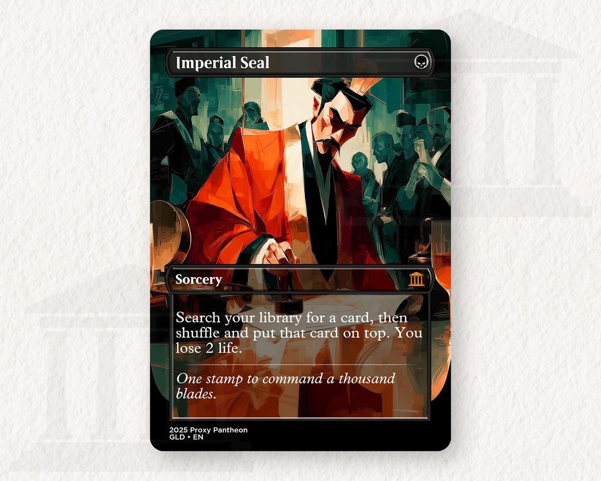 Imperial Seal | Proxy Card