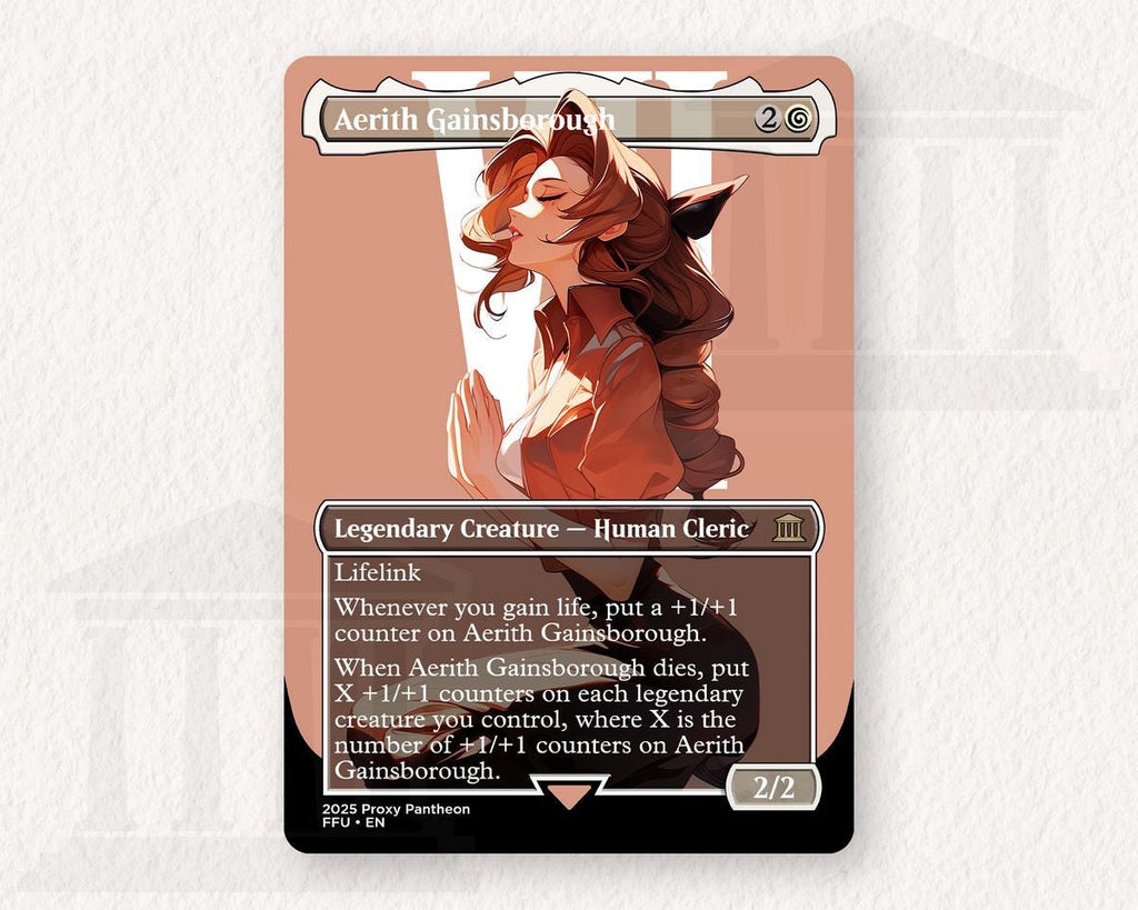 Aerith Gainsborough | Foil Proxy Card (Up)