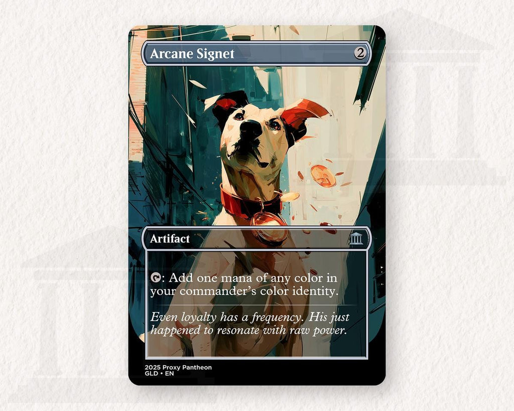 Arcane Signet (Dog) | Proxy Card