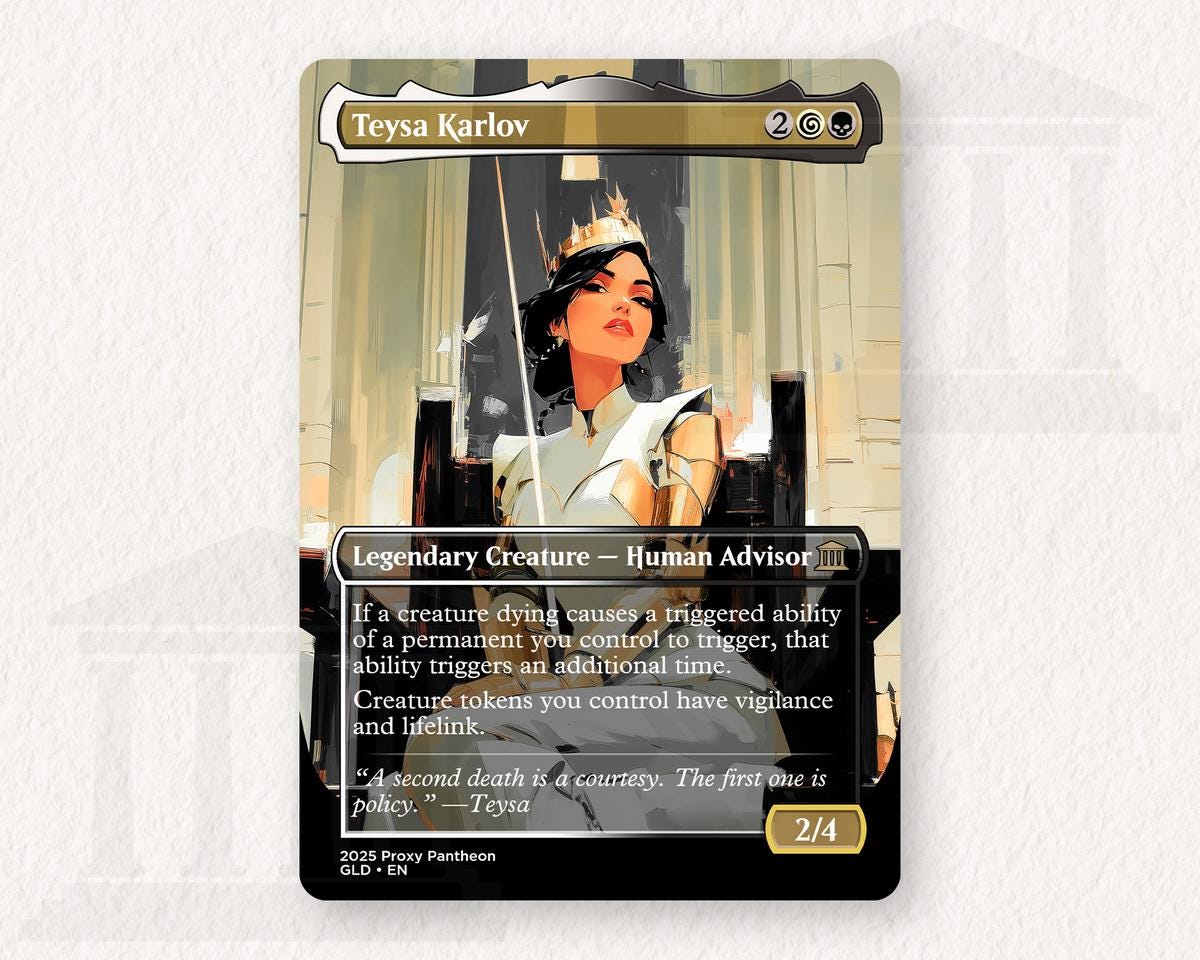 Teysa Karlov | Foil Proxy Card