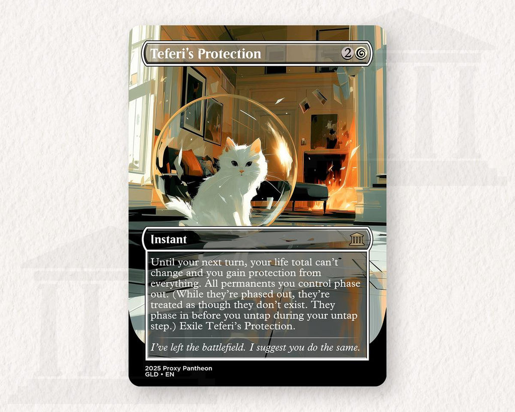 Teferi’s Protection (Cat) | Proxy Card