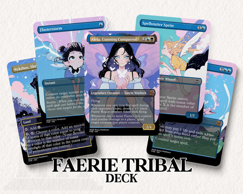 Faerie Typal Commander Proxy Deck