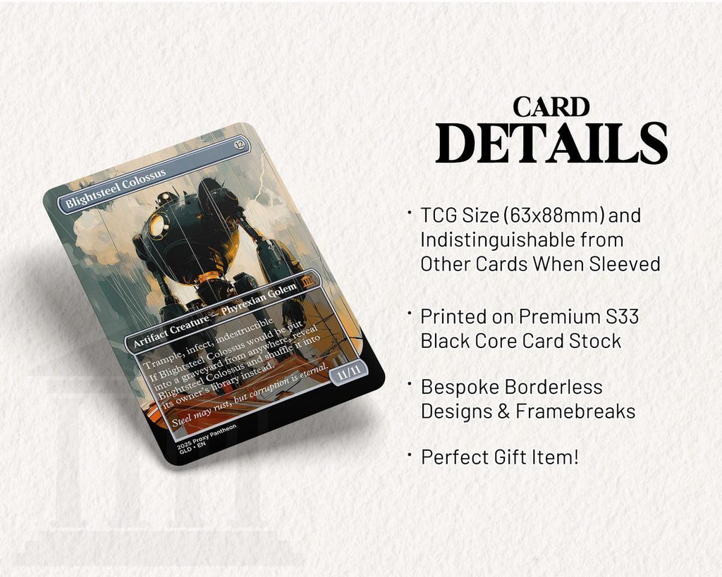 Blightsteel Colossus | Proxy Card