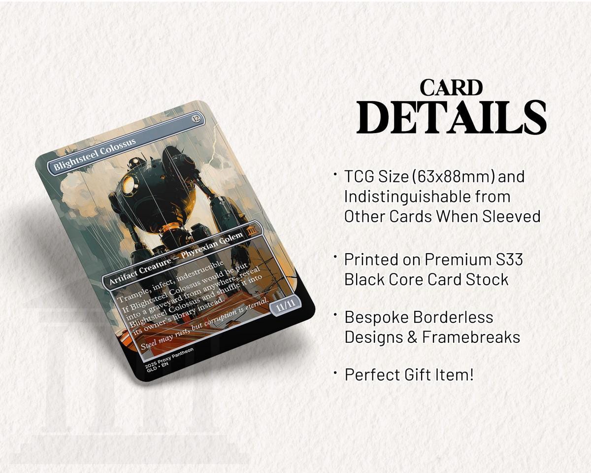 Blightsteel Colossus | Proxy Card