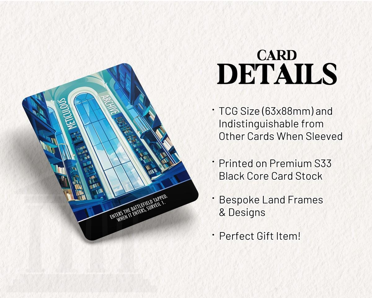 Azorius Dual Lands Set | Proxy Cards