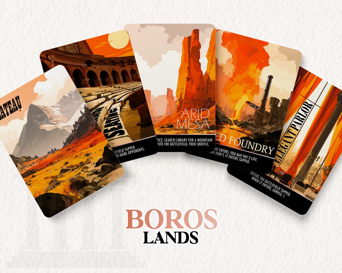 Boros Dual Lands Set | Proxy Cards